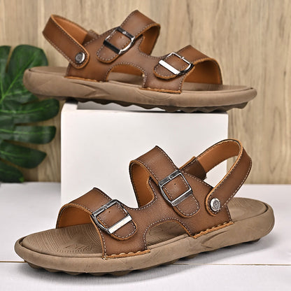 Jack Washington Genuine Leather Sandals