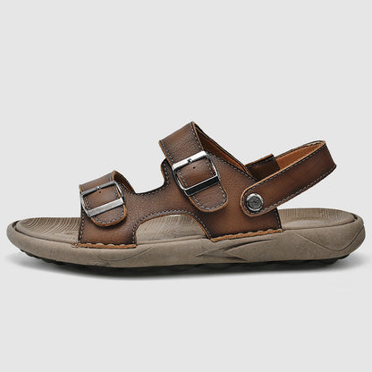 Jack Washington Genuine Leather Sandals