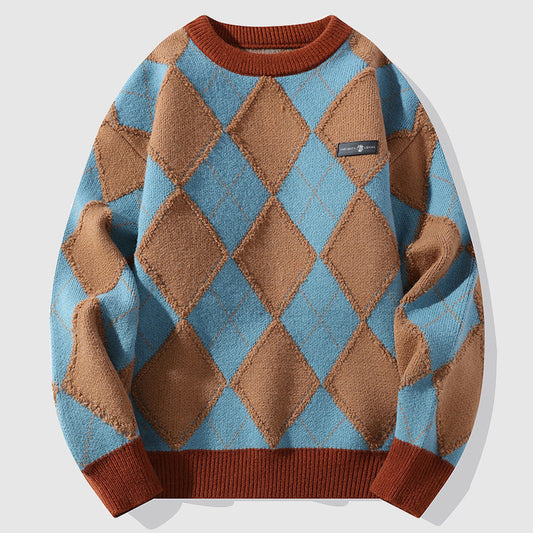 Jack Washington Harlequin Casual Sweater