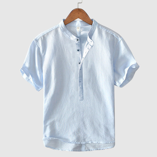 Jack Washington Hawaii Cotton-Linen Shirt