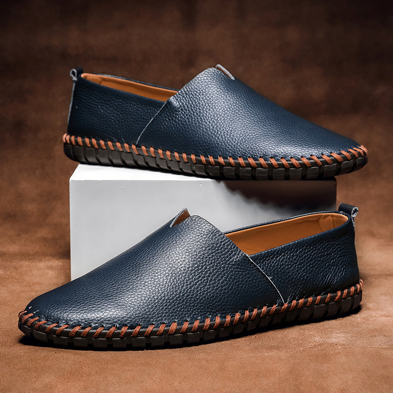 Jack Washington Minimal Genuine Leather Loafers