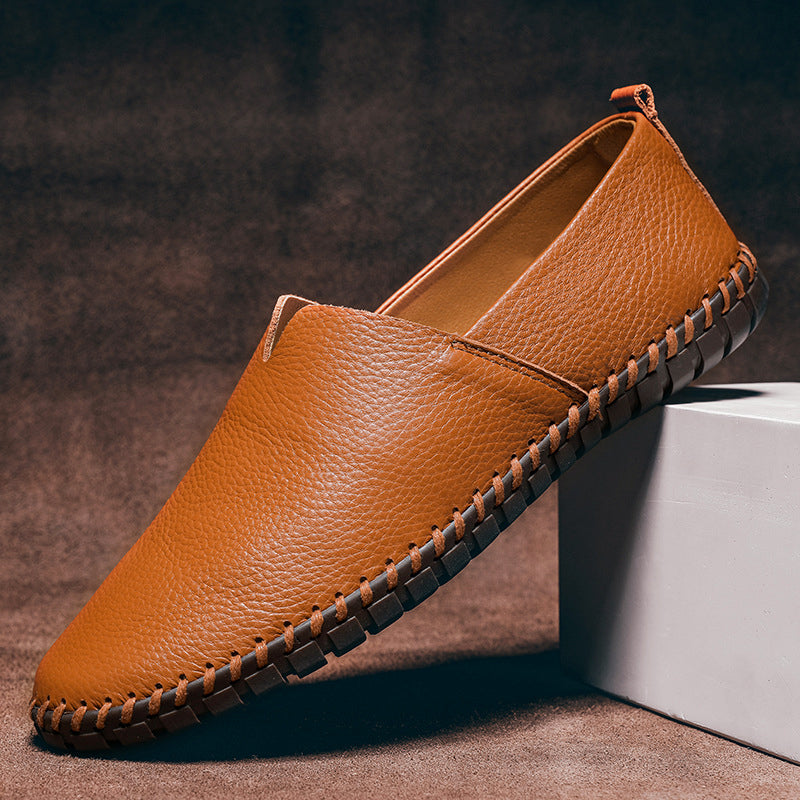 Jack Washington Minimal Genuine Leather Loafers