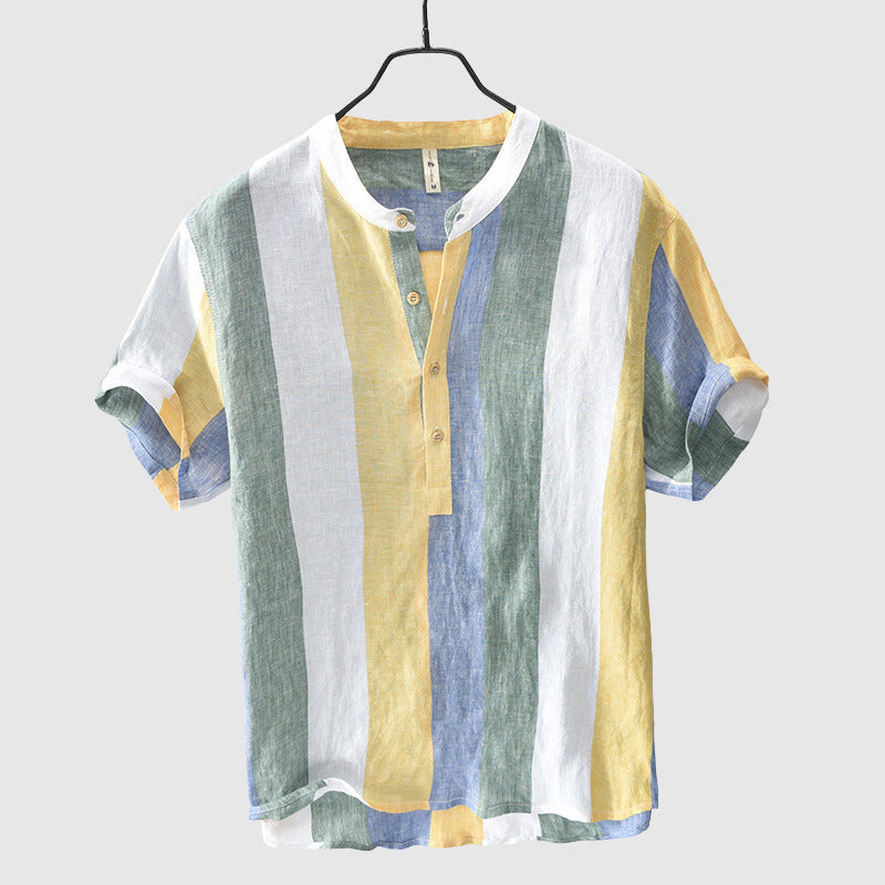 Jack Washington Sunrise Paradies Linen Shirt