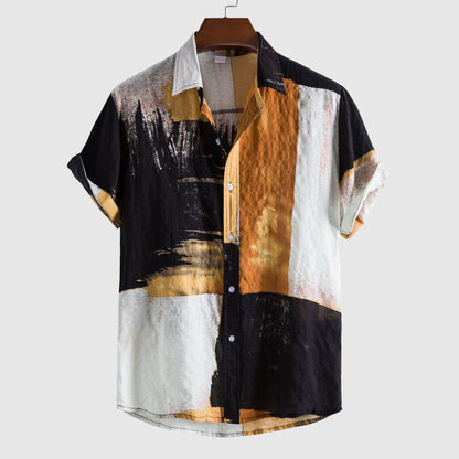 James Scott Bari Mirage Linen Shirt