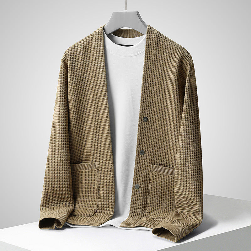 James Scott Brussels Texture Cardigan