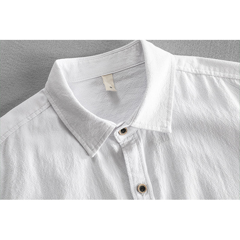 James Scott Premium Cotton Linen Shirt