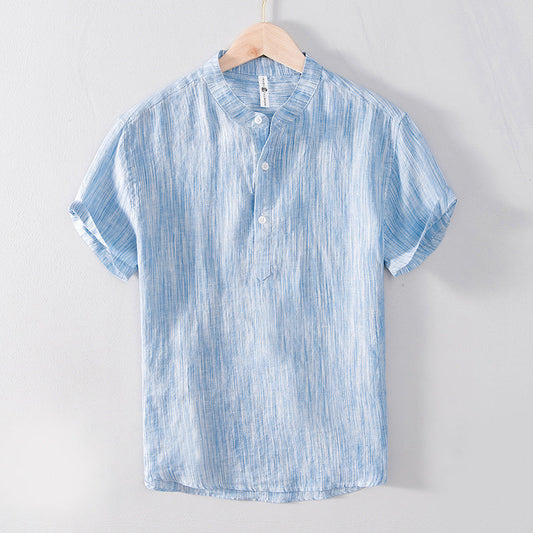 James Scott Provence Linen Shirt