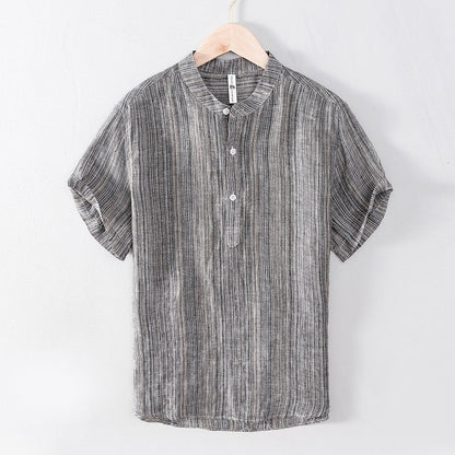 James Scott Provence Linen Shirt