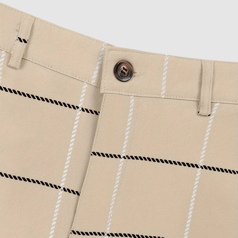 James Scott Striped Slim Fit Pants