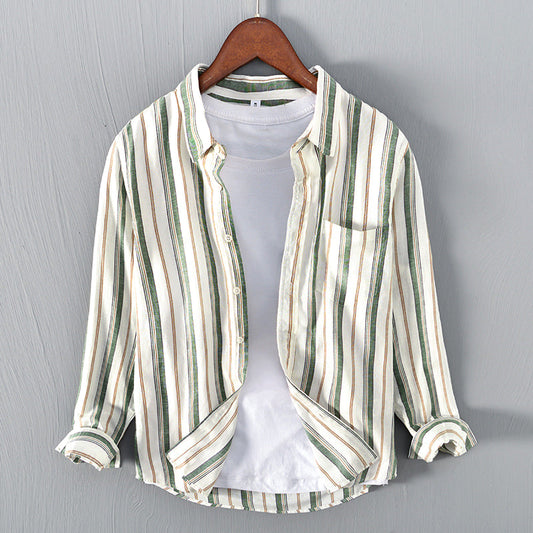 James Scott Striped Summer Shirt