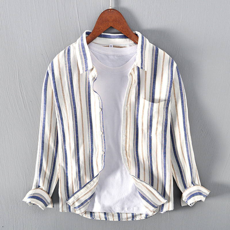 James Scott Striped Summer Shirt