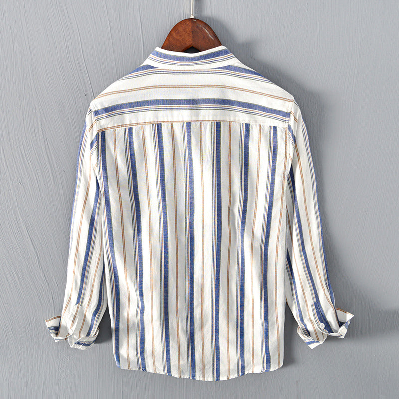 James Scott Striped Summer Shirt