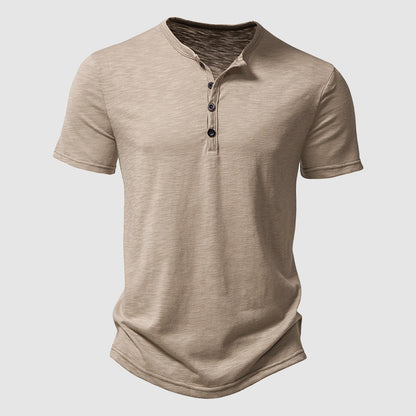 James Short Sleeve Henley Shirt