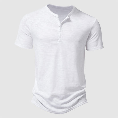 James Short Sleeve Henley Shirt