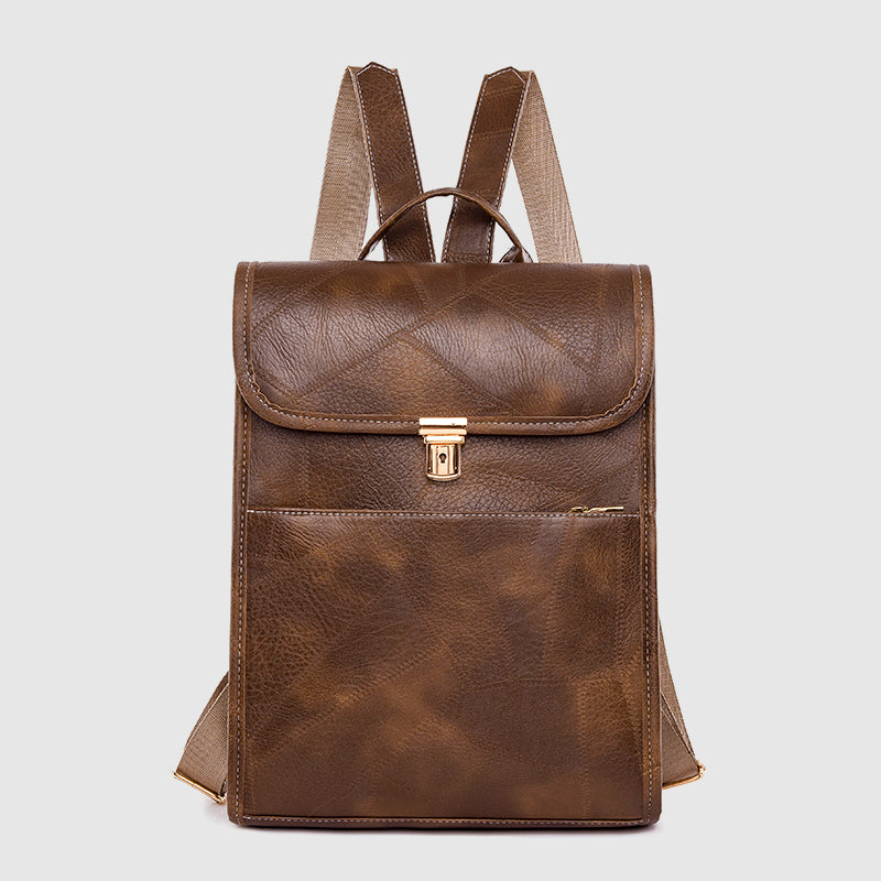 Liana Cute Vintage Leather Backpack