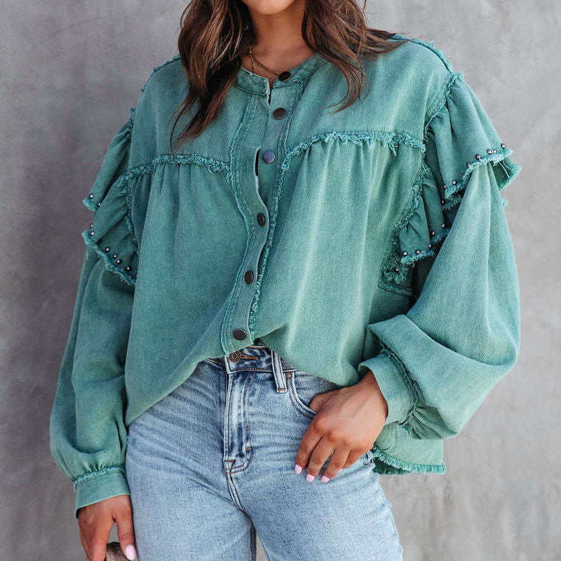 Lisa Loose Fit Spring Denim Jacket