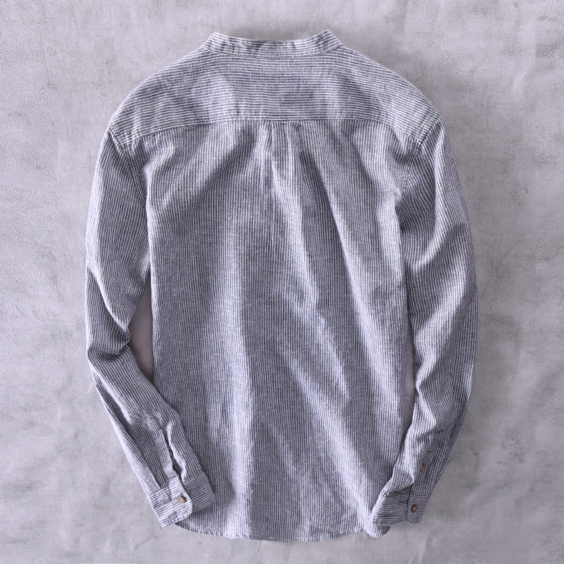 Malaga Long-Sleeve Linen Shirt