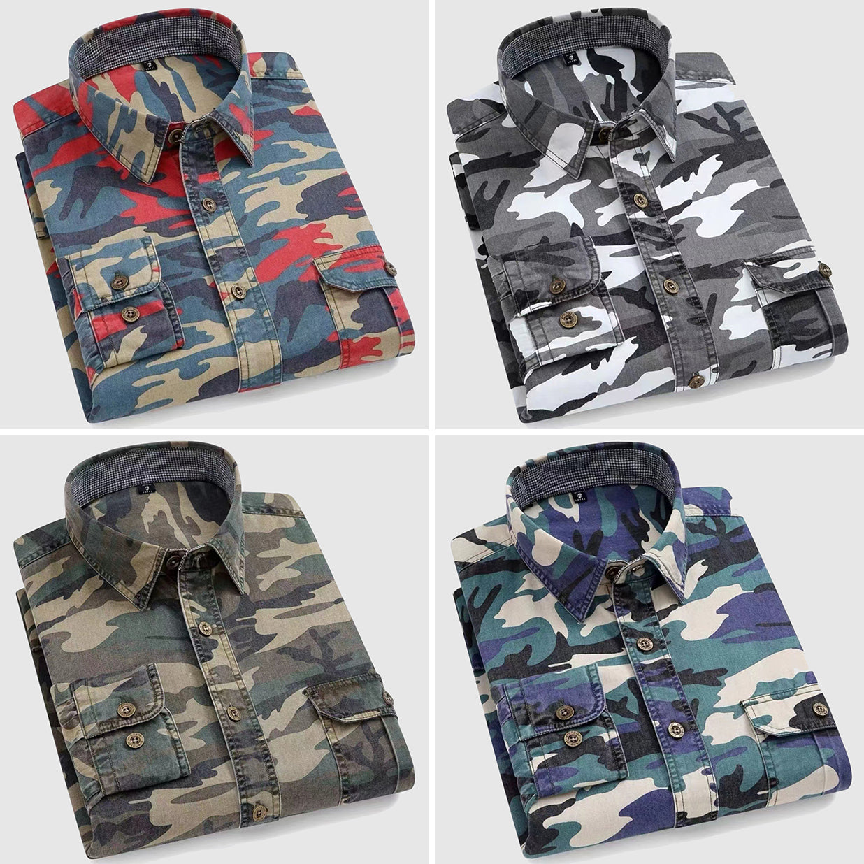 Marksman Camouflage Cotton Shirt