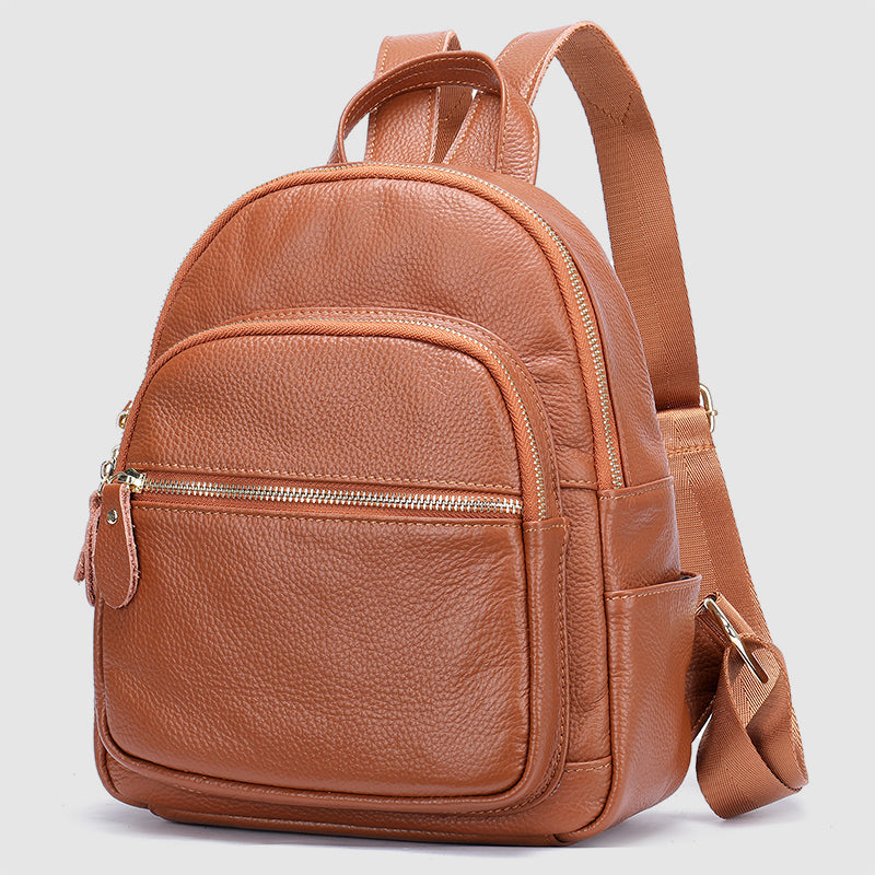 Olivia Klein Genuine Leather Traveler Backpack