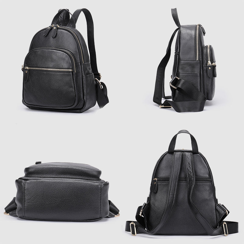 Olivia Klein Genuine Leather Traveler Backpack