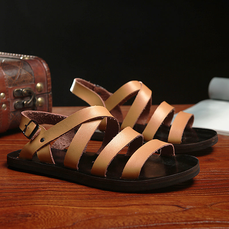 Rome Genuine Leather Sandals