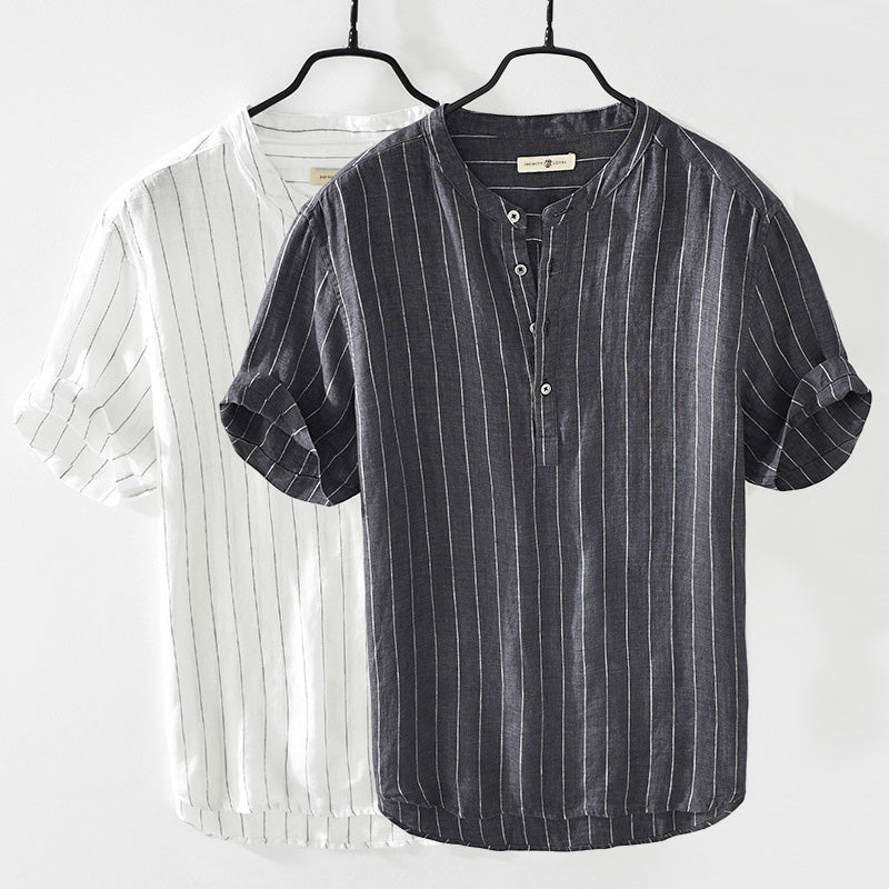 San Diego Striped Linen Shirt