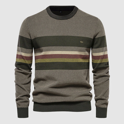 Skyline Casual Striped Sweater