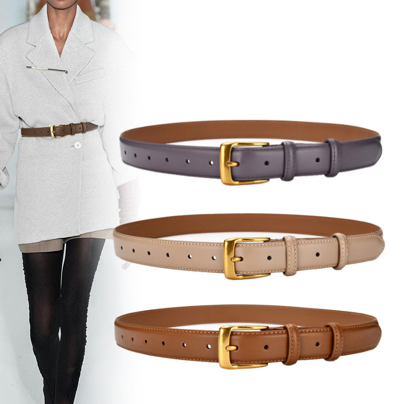 Sophia Luxe Leather Belt