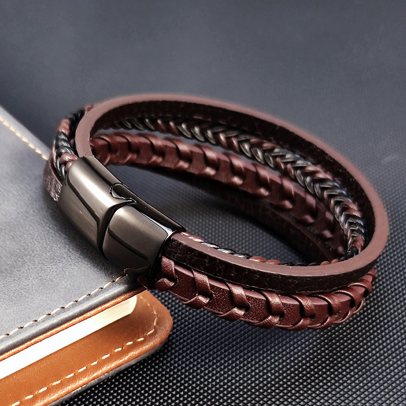 Theros Leather Bracelet