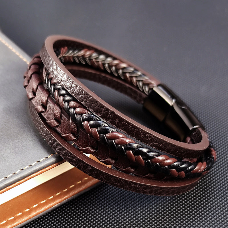 Theros Leather Bracelet