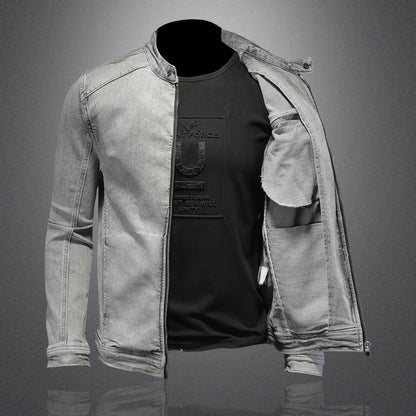Thunderbolt Streetwear Denim Jacket