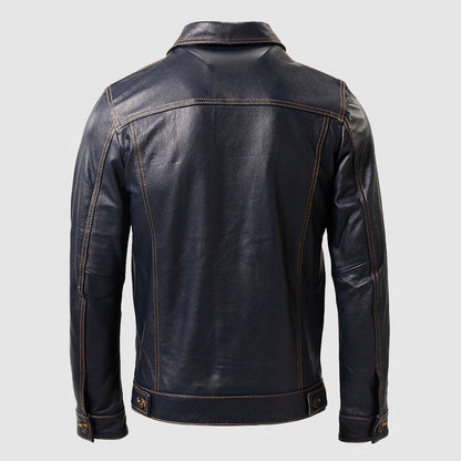 Vintage Biker Genuine Leather Jacket