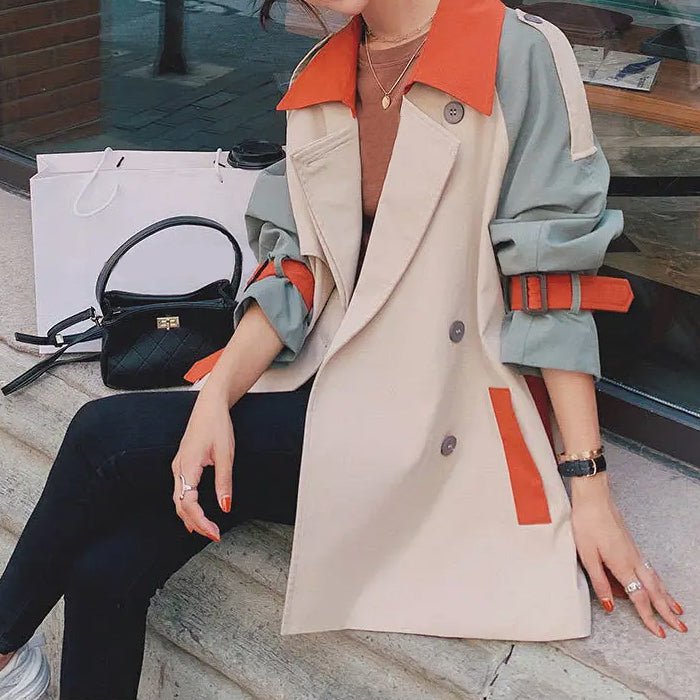 Adeline Accent Trench Coat - Infinityloyal