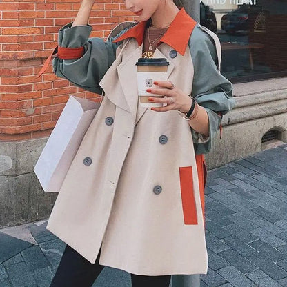 Adeline Accent Trench Coat - Infinityloyal