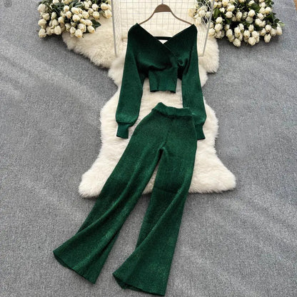 Adeline Graceful Knitted Duo Set - Infinityloyal