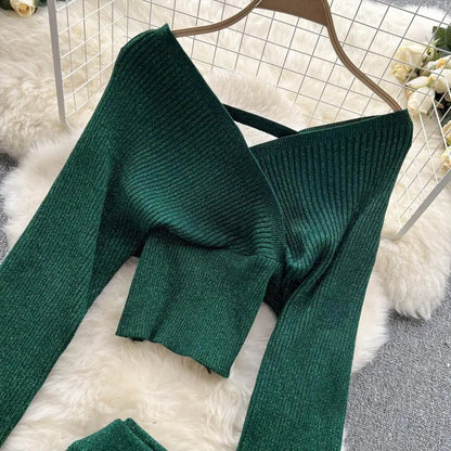 Adeline Graceful Knitted Duo Set - Infinityloyal