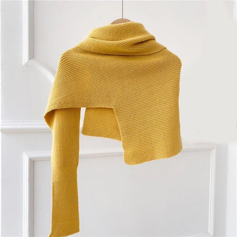 Amelie Fleur Cozy Knit Scarf - Infinityloyal