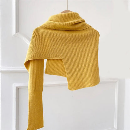 Amelie Fleur Cozy Knit Scarf - Infinityloyal