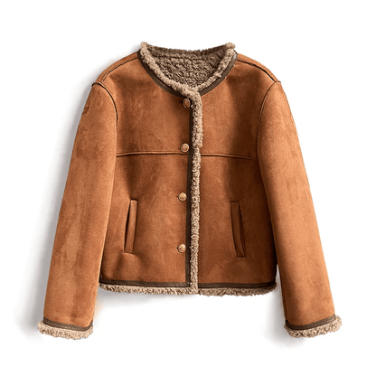 Amelie Winter Sherpa Lined Jacket - Infinityloyal