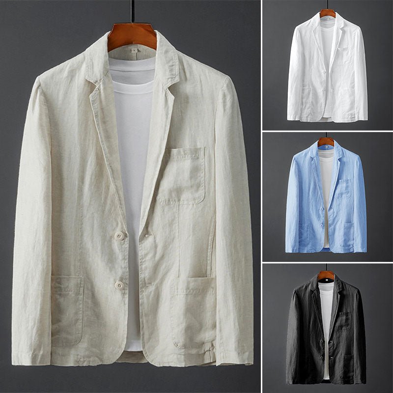Augusta Cotton Linen Suit - Infinityloyal