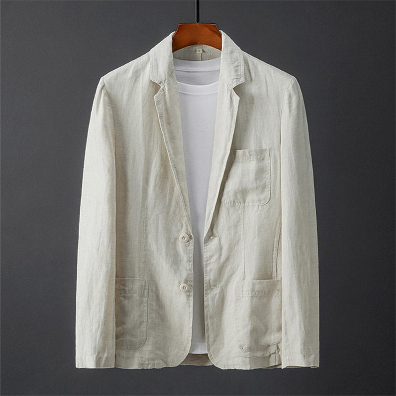 Augusta Cotton Linen Suit - Infinityloyal