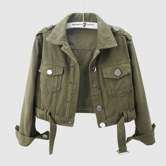 Belinda Contemporary Denim Jacket - Infinityloyal