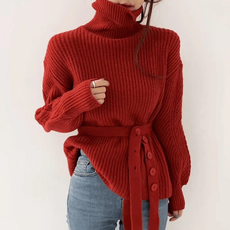 Bella Cozy Turtleneck Sweater - Infinityloyal