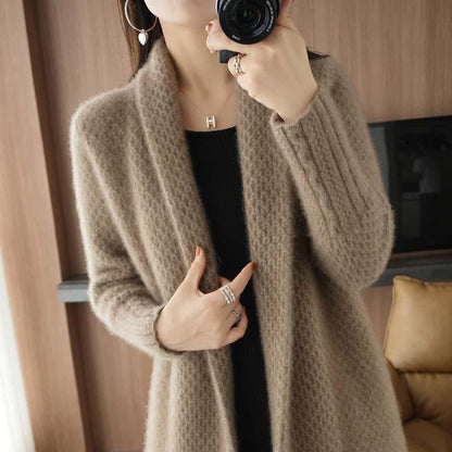 Bella Snuggly Knitted Long Cardigan - Infinityloyal