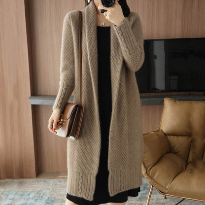 Bella Snuggly Knitted Long Cardigan - Infinityloyal