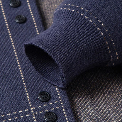 Ben Smith Elegant Pinstripe Cardigan - Infinityloyal