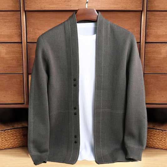 Ben Smith Elegant Pinstripe Cardigan - Infinityloyal