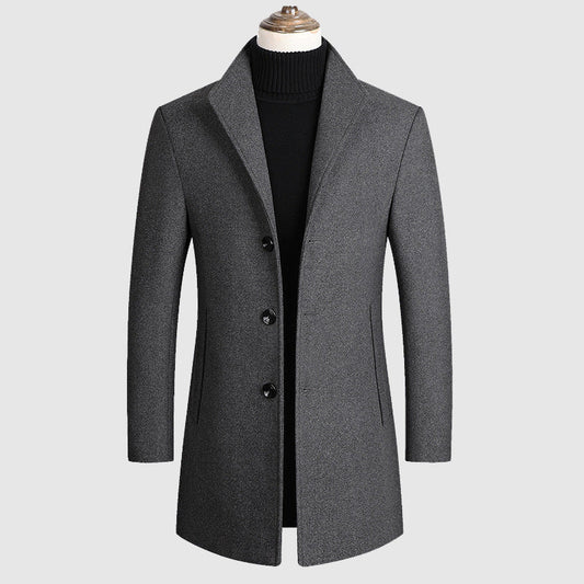 Ben Smith London Classic Wool Coat - Infinityloyal