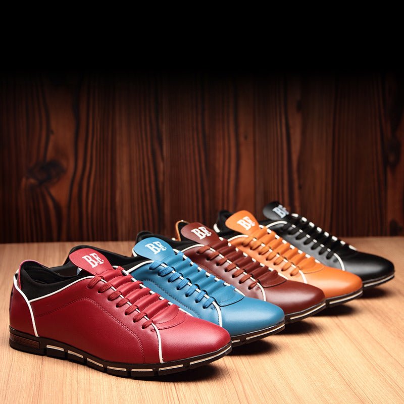 Brave Fusion Fine Leather Sneakers - Infinityloyal