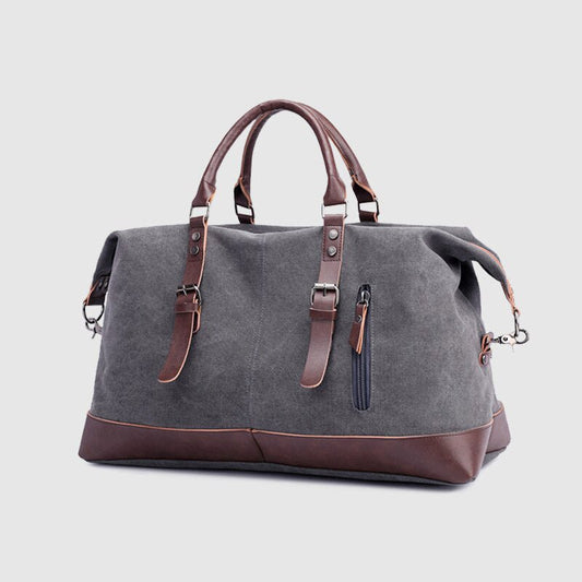 Canvas Leather Travel Bag - Infinityloyal